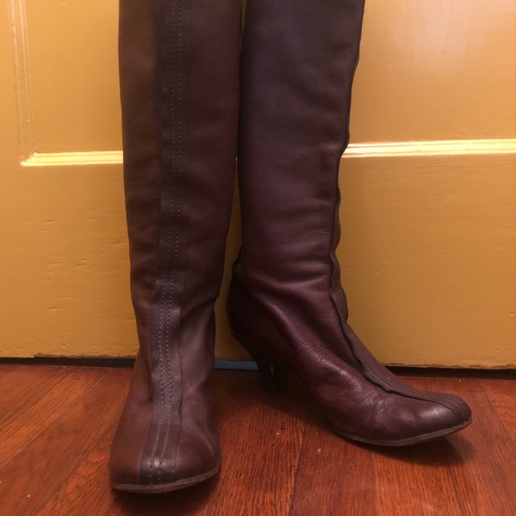 Vintage Italian leather boots - Picture 2 of 6